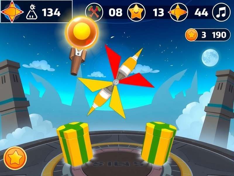 Supreme Spin Elite gameplay screenshot showing spinning mechanics